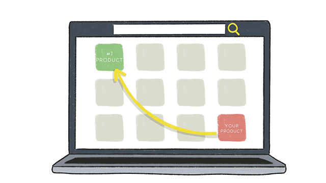 organic search ranking amazon